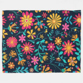 Bladeren in Harmony 60x80 Fleece Deken (Voorkant (Horizontaal))