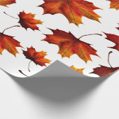 bladeren in Herfst Cadeaupapier (Hoek)