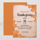 Bladeren in het najaar - Thanksgiving binnenuitnod Kaart (Voorkant / Achterkant)