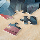 Bladeren in meerdere kleuren Thunder_Cove Legpuzzel (Zijkant)