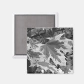 Bladeren in zwart-wit magneet (Voorkant / Achterkant)