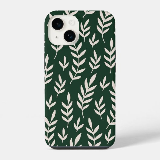 Bladeren iPhone Hoesje (Achterkant)
