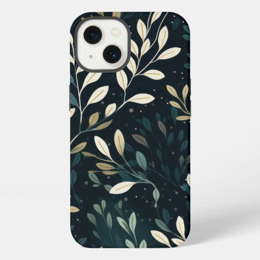 Bladeren iPhone Hoesje (Achterkant)