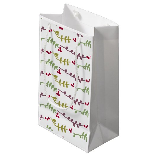 bladeren klein cadeauzakje (Voorkant Gekanteld)