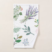  bladeren, kruiden en planten, voor natuur bad handdoek (Handdoek)