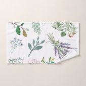 bladeren, kruiden en planten, voor natuur bad handdoek (Handdoek)