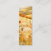 Bladeren kunnen Herfsten, maar verhalen stijgen -  Mini Visitekaartje (Voorkant)