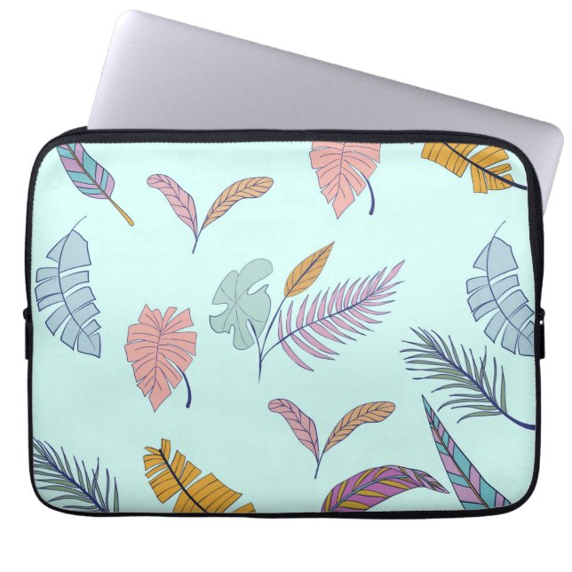 Bladeren. Laptop Sleeve (Voorkant)