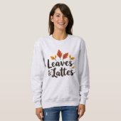 Bladeren & Lattes Trui (Voorkant volledig)