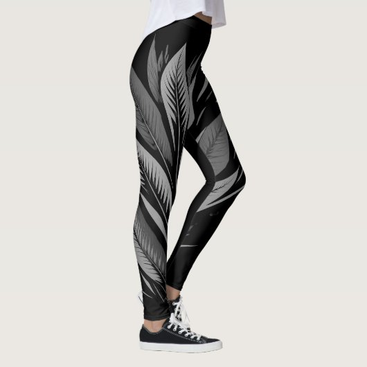 bladeren leggings (Rechts)