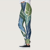 bladeren leggings (Links)