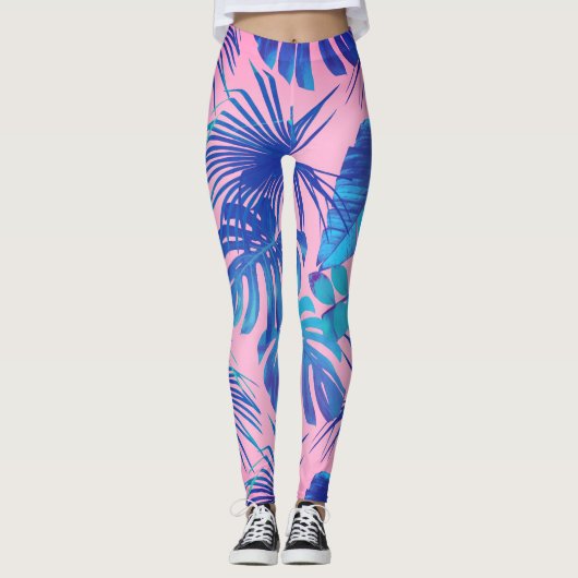 bladeren leggings (Voorkant)