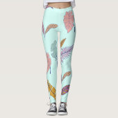Bladeren. Leggings (Voorkant)
