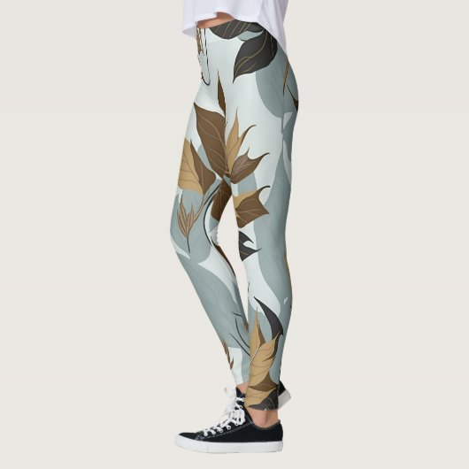 bladeren leggings (Links)