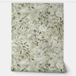 Bladeren magische pastelgroene kwekerij behang