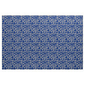 Bladeren - Marineblauw Stof (Yard (91,4 cm))