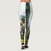 Bladeren, meer en stammen leggings (Achterkant)
