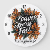 Bladeren mei Herfst.... Grote Klok (Voorkant)