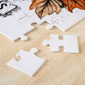 Bladeren mei Herfst.... Legpuzzel (Zijkant)