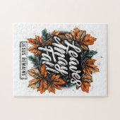 Bladeren mei Herfst.... Legpuzzel (Horizontaal)