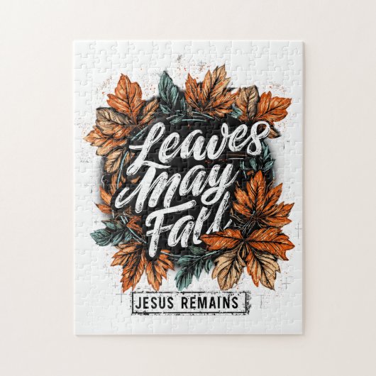 Bladeren mei Herfst.... Legpuzzel (Verticaal)