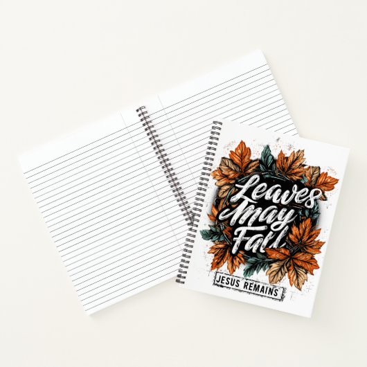 Bladeren mei Herfst.... Notitieboek (Binnen)