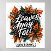 Bladeren mei Herfst.... Poster (Voorkant)