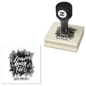 Bladeren mei Herfst.... Rubberstempel (Gestempeld)