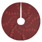 Bladeren met bladeren van de Canadese kerstboomrok Kerstboom Rok (Voorkant)