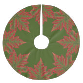 Bladeren met bladeren van de Canadese kerstboomrok Kerstboom Rok (Voorkant)