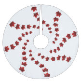 Bladeren met bladeren van de Canadese kerstboomrok Kerstboom Rok (Voorkant)