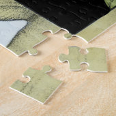 Bladeren met Dragonfly-ingang door Jennifer Goldbe Legpuzzel (Zijkant)