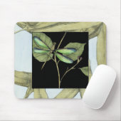 Bladeren met Dragonfly-ingang door Jennifer Goldbe Muismat (Met muis)