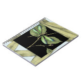 Bladeren met Dragonfly-ingang door Jennifer Goldbe Notitieboek (Linkerzijde)