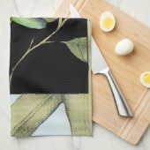 Bladeren met Dragonfly-ingang door Jennifer Goldbe Theedoek (Quarter Fold)