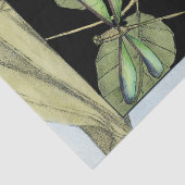 Bladeren met Dragonfly-ingang door Jennifer Goldbe Tissuepapier (Detail)