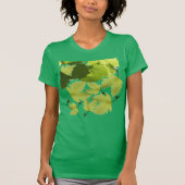 Bladeren met druivenwijn t-shirt (Voorkant)