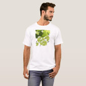 Bladeren met druivenwijn t-shirt (Voorkant volledig)