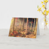 Bladeren met Gold Card Kaart (Gele Bloem)