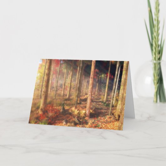 Bladeren met Gold Card Kaart (Voorkant)