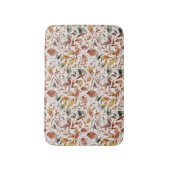 Bladeren met groene Oranje rode gele bladeren Badmat (Voorkant Verticaal)