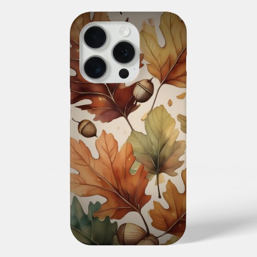 bladeren met herfst-thema Case-Mate iPhone case (Achterkant)