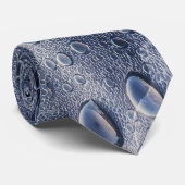 Bladeren met regendruppels stropdas (Opgerold)