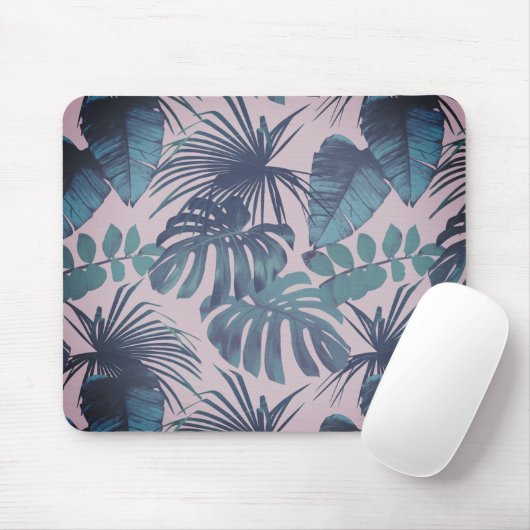 bladeren muismat (Met muis)