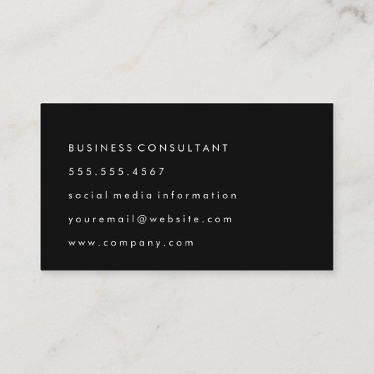 Bladeren | Natuur Visitekaartje (Achterkant)