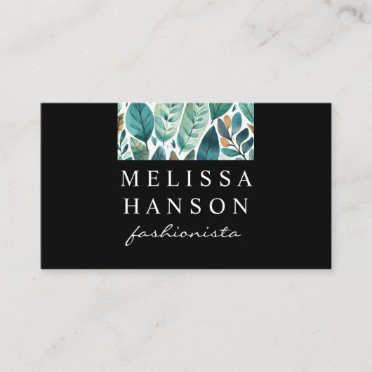 Bladeren | Natuur Visitekaartje (Voorkant)