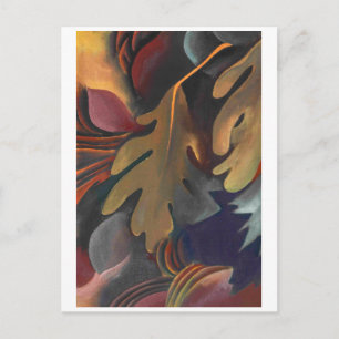Bladeren onder water Georgia O'Keeffe Briefkaart
