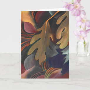 Bladeren onder water Georgia O'Keeffe Kaart