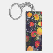 Bladeren op een korstbedekte rots, Rocky Mountains Sleutelhanger (Voorkant Links)