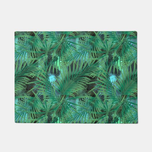 Bladeren, palm deurmat (Voorkant)